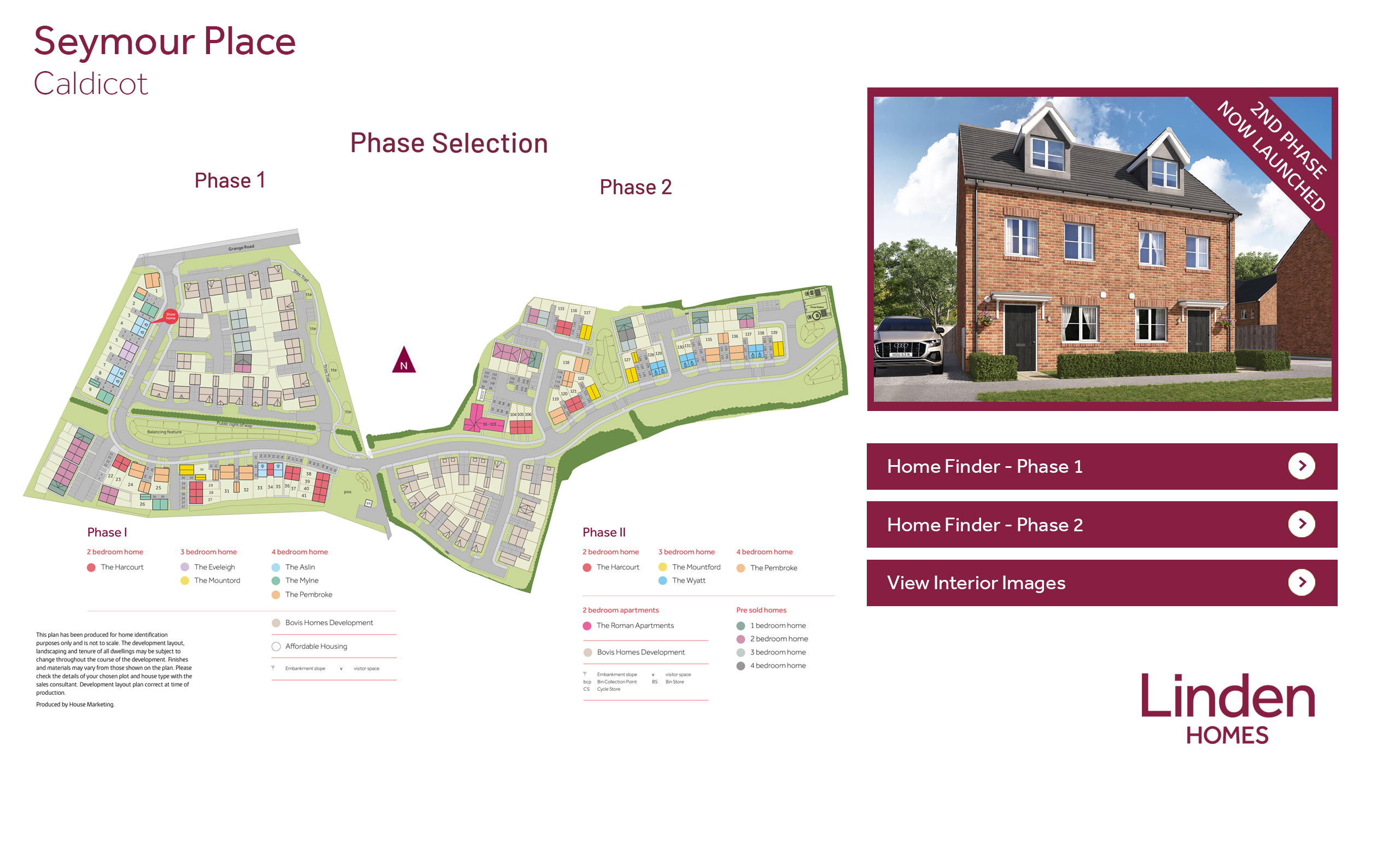 Seymour Place, Caldicot Site Plan